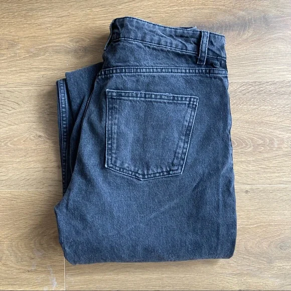 NWT Topshop High Waisted Black Flare Jeans - Picture 4 of 4